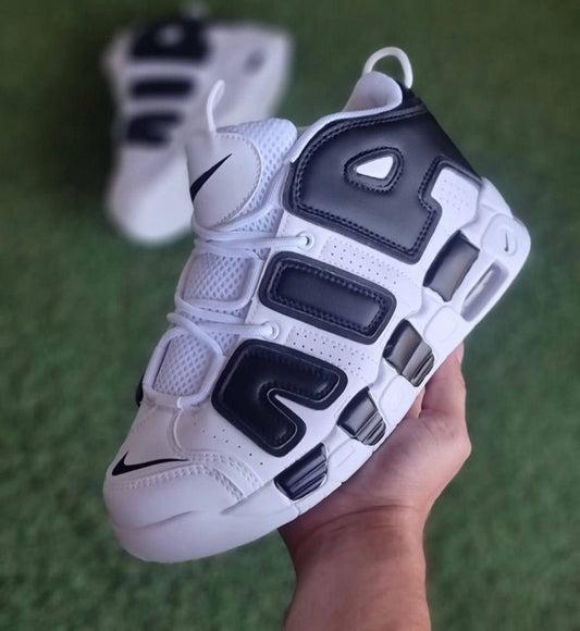 NIKE AIR UPTEMPO BLANCO/NEGRO