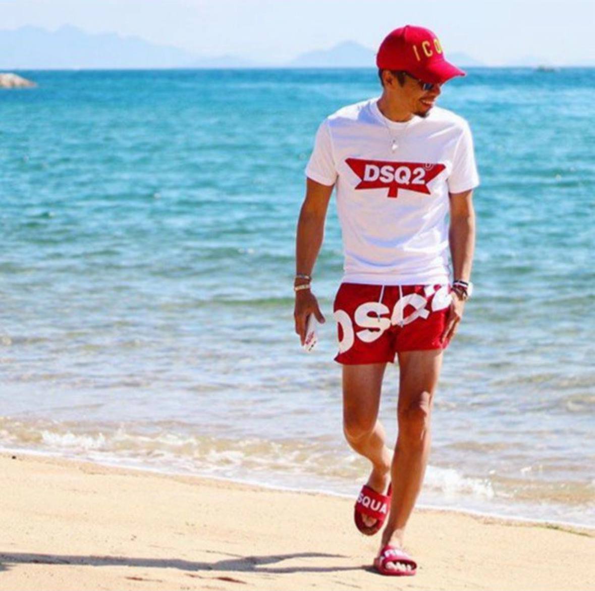 BAÑADOR DSQ ROJO