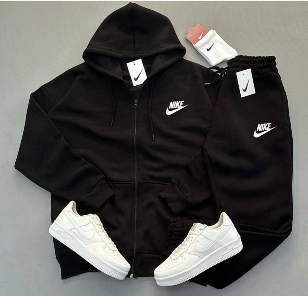 OFERTON COMBO CONJUNTO NIKE NEGRO+ AIR FORCE